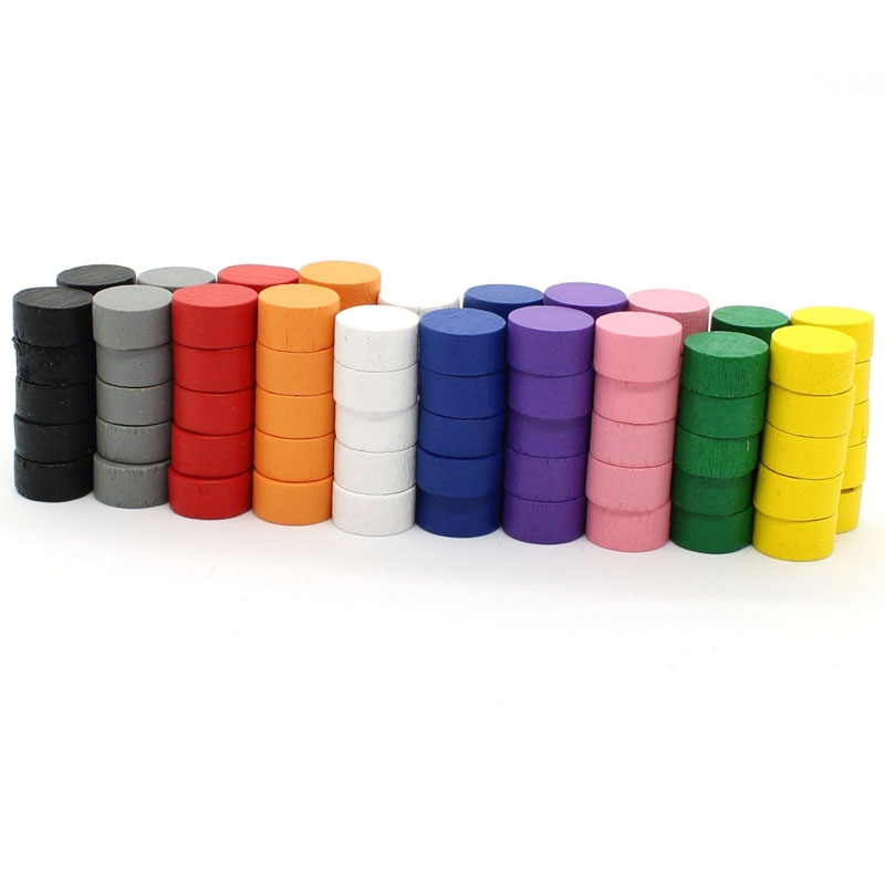 Board Game Catan - 10mm discos de jogo token 10/50/100/200/500