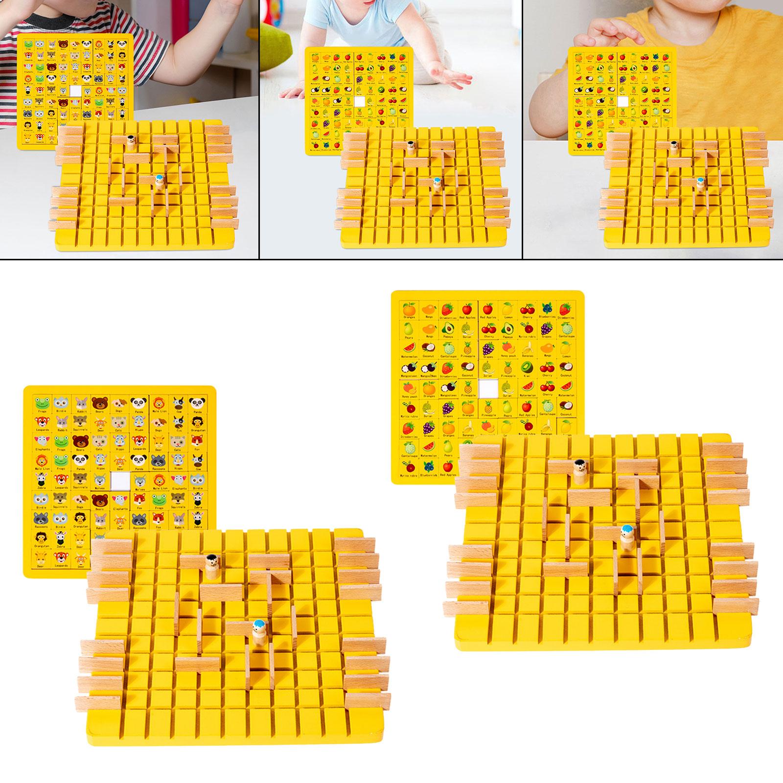 Strategy Board Game - Jogo de tabuleiro interativo em madeira,