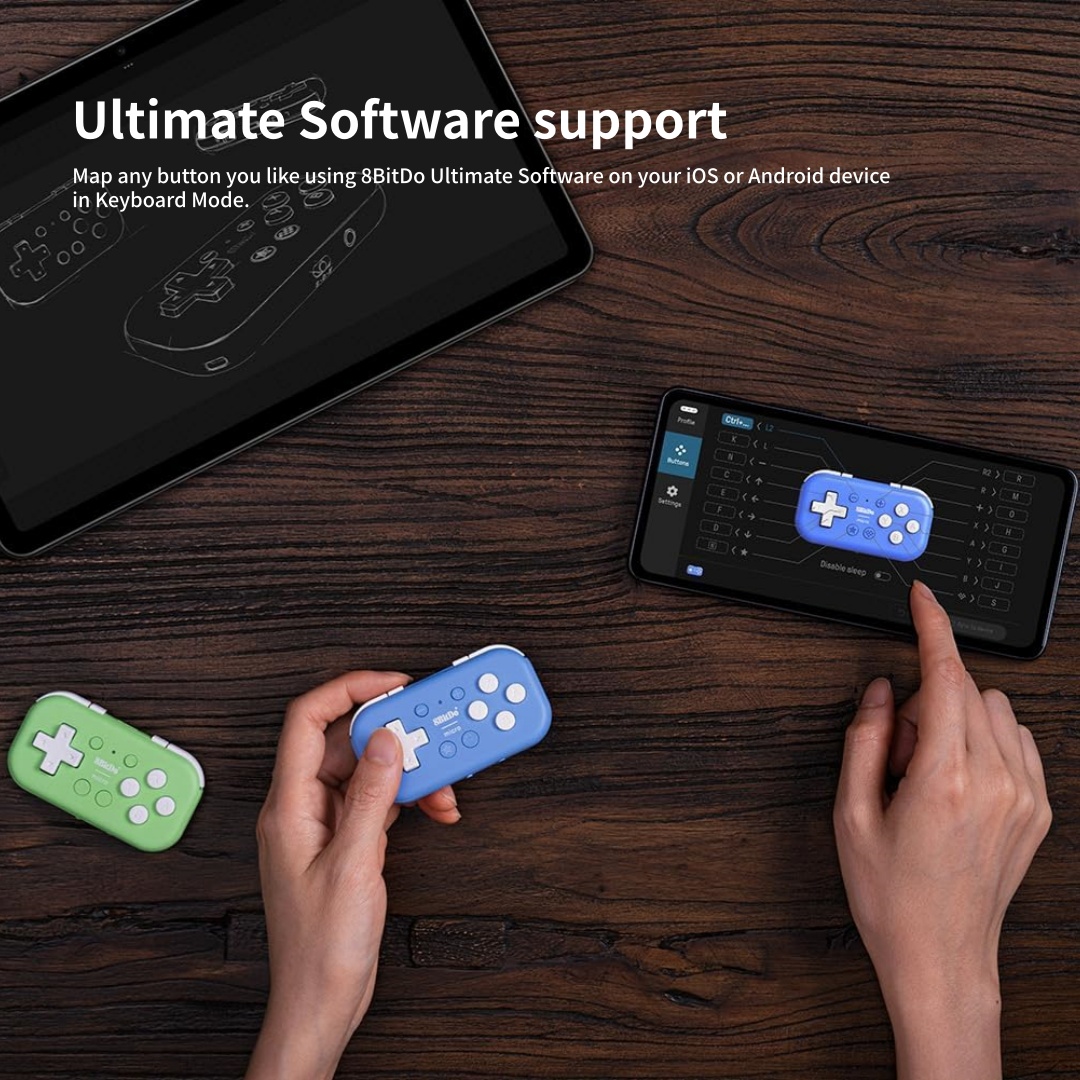 8BitDo Micro Gamepad Bluetooth - Board Game Android avaliação e preço
