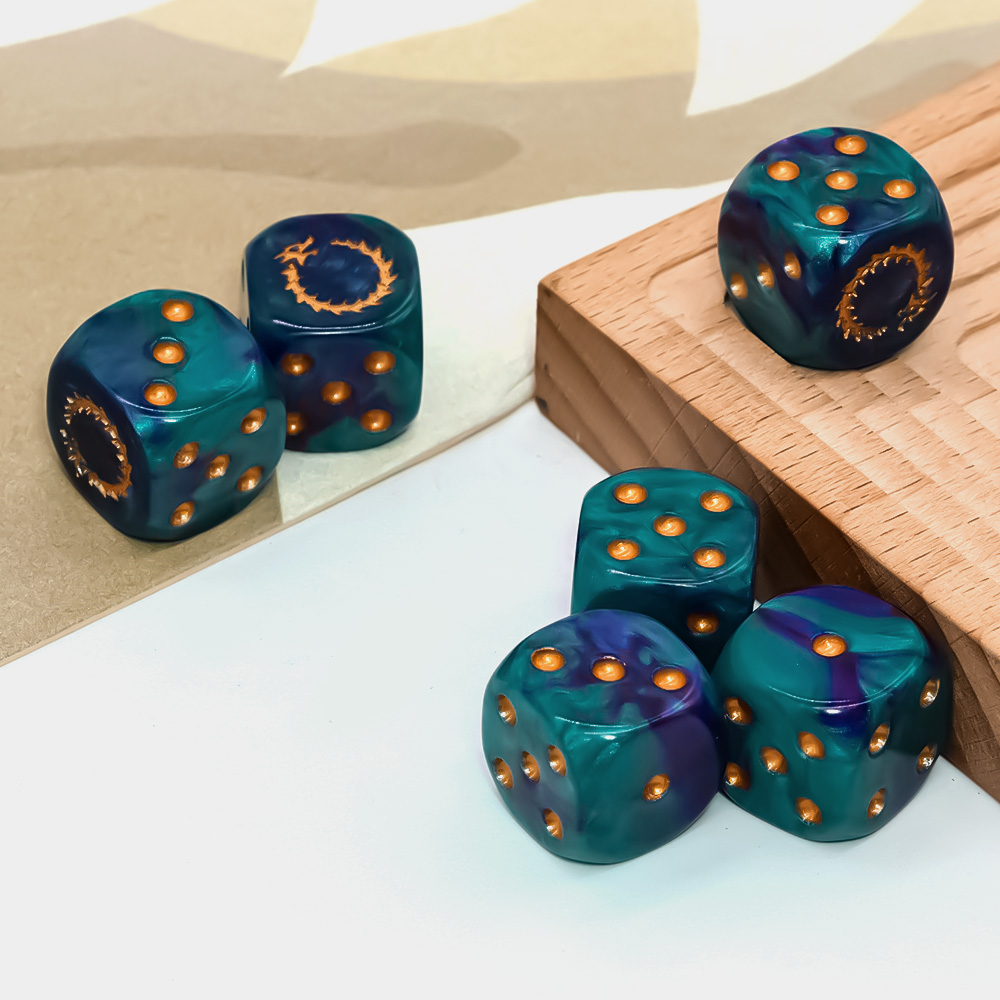 Conjunto de Dados D6 Poliédric - Board Game Live avaliação e preço
